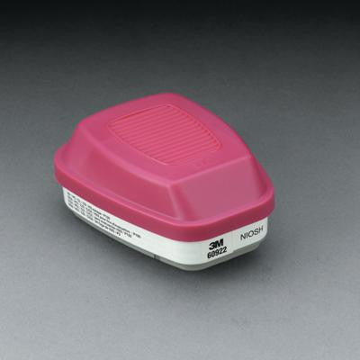3M Acid Gas Cartridge For 6000 And 7000 Series Air Purifying Respirator (APR) With P100 Filter