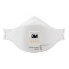 3M Aura N95 Three-Panel Flat-Fold Disposable Particulate Respirator With Cool Flow Exhalation Valve - NIOSH TC-84A-5668