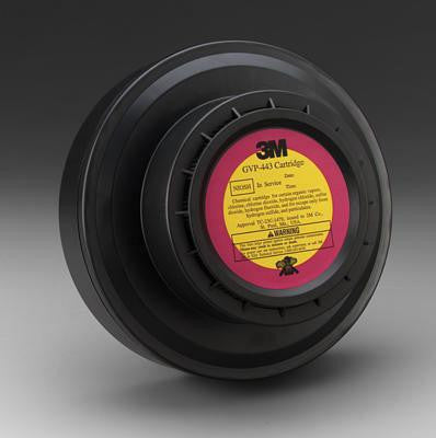 3M High Efficiency Organic Vapor And Acid Gas Cartridge For Belt And Vehicle Mounted Powered Air Purifying Respirator (PAPR) Systems