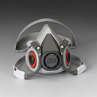 3M Medium Thermoplastic Elastomer Half Mask Reusable Series 6000 Facepiece (24 Each Per Case)