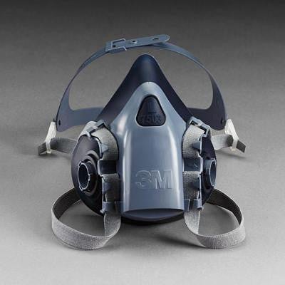 3M Large Silicone Half Mask Reusable Ultimate Series 7500 Facepiece With 3M Cool Flow Exhalation Valve