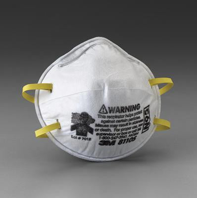 3M 8110S N95 Particulate Disposable Respirator - AS/NZS 1716 (20 Each Per Box)