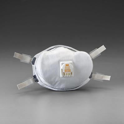 3M 8233 N100 Disposable Respirator With Cool Flow Exhalation Valve And Face Seal - NIOSH 42CFR84