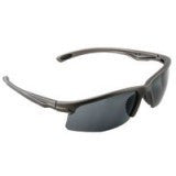 3M Safety Sunwear Safety Glasses With Gray Frame And Gray Polycarbonate Anti-Fog Lens