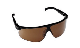 3M Maxim Safety Glasses With Black Frame And Bronze RAS Anti-Scrach Lens