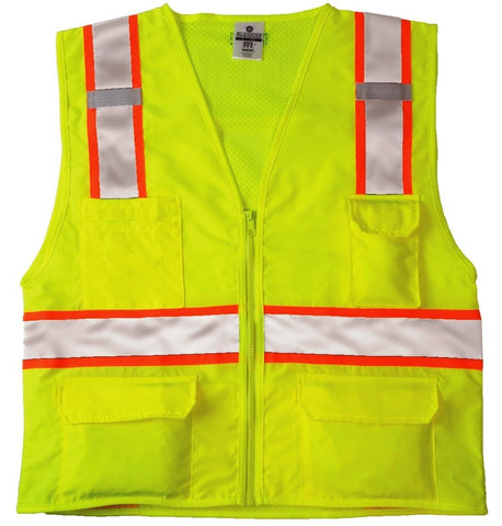 Solid Front, Mesh Back Vest
