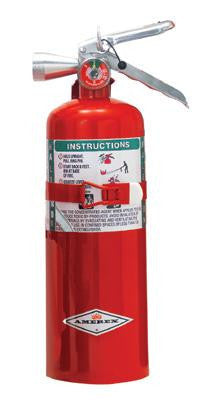 Amerex 5 Pound Halotron I Fire Extinguisher With Aluminum Valve And Vehicle Bracket