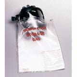 Allegro Industries 14"X16" Clear Printed 10mil Respirator Storage Bag With Zipper