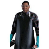 Ansell Black 35" X 45" CPP 18oz Heavyweight Hycar Apron