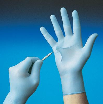 SHOWA Best Glove X-Large Blue 9.5" N-DEX Medical Exam 4 mil Medical Grade Nitrile Ambidextrous Powder-Free Disposable Gloves With Smooth Finish And Rolled Cuffs