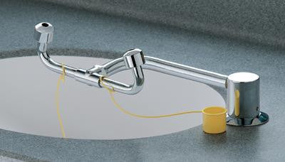 Bradley Swing Activated  Eye Wash Fixture