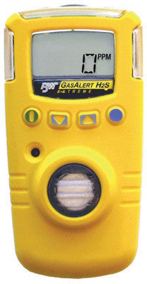 BW Technologies Yellow GasAlert Extreme Portable Single Gas Monitor For Hydrogen Cyanide