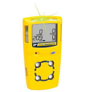 BW Technologies Yellow GasAlertMicroClip XT Portable Combustible Gas, Oxygen And Hydrogen Sulfide Monitor