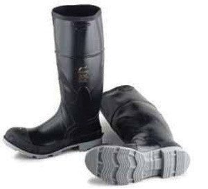 Onguard Industries Size 9 Polyblend Black 16" Polyurethane And PVC Boots With Cleated Outsole And Steel Toe