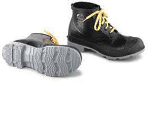 Onguard Industries Size 10 Polyblend Black 6" Polyurethane And PVC Workshoes With Cleated Outsole And Steel Toe