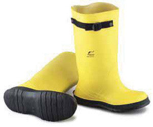 Onguard Industries Size 9 Slicker Yellow 17" PVC And FLEX-O-THANE Overboot With Self-Cleaning Cleated Outsole