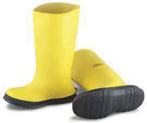 Onguard Industries Size 12 Slicker Yellow 17" PVC Overboot With Self-Cleaning Cleated Outsole