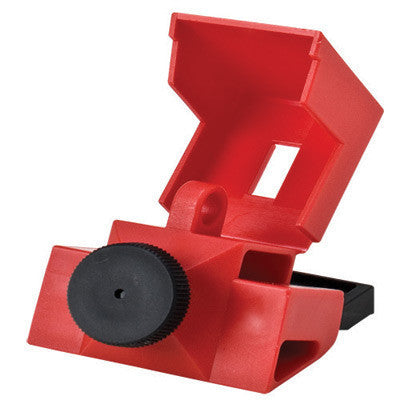 Brady Red Polypropylene And Nylon Clamp-On 480/600 Volt Breaker Lockout