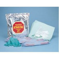 Brady SPC Hazwik Attack Pac Includes 15 Pads 15" X 19", 3 SOCs 3" X 4' , 1 Pair Goggles, 1 Pair Nitrile Gloves & 1 Disposal Bag