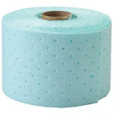 Brady 7.5" X 50' Green Dimpled And Perforated Universal Spill Response Plus Roll