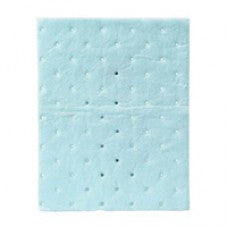 Brady 7.5" X 10 " Green Dimpled Universal Spill Response Sorbent Pad (100 Per Case)