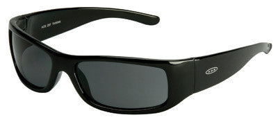 3M Moon Dawg Safety Glasses With Black Frame And Gray Polycarbonate Anti-Fog Lens