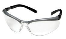 3M BX Safety Glasses With Black And Silver Frame And Clear Polycarbonate Anti-Fog Lens