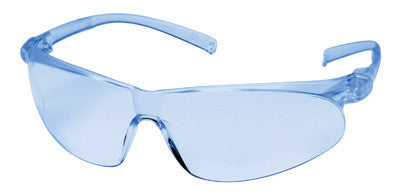 3M Virtua Sport Safety Glasses With Blue Frame And Light Blue Polycarbonate Hard Coat Lens