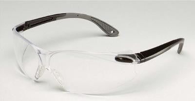3M Virtua V4 Safety Glasses With Black And Gray Frame And Clear Polycarbonate Anti-Scratch Hardcoat Lens