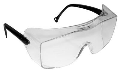 3M OX Safety Glasses With Black Frame And Clear Polycarbonate Lens
