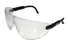 3M Lexa Readers 1.5 Diopter Medium Safety Glasses With Black Frame And Clear Polycarbonate DX Anti-Fog Anti-Scratch Hard Coat Lens