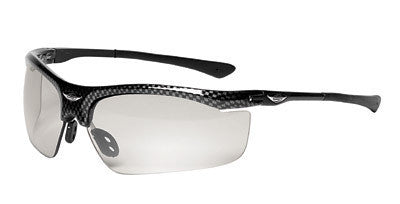 3M Smart Lens Safety Glasses With Black And Silver Frame And Clear Polycarbonate Photochromatic Abrasion-Resistant Hard Coat Lens,/Black  Lens