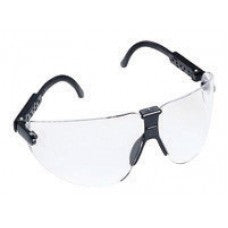 3M Lexa Medium Safety Glasses With Black Frame And Clear Polycarbonate DX Anti-Fog Anti-Scratch Hard Coat Lens