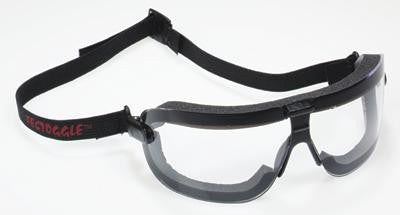 3M Medium Fectoggles Dust And Impact Goggles With Black Foam Lined Frame, Clear DX Anti-Fog, Hard Coat Lens And Elastic Band