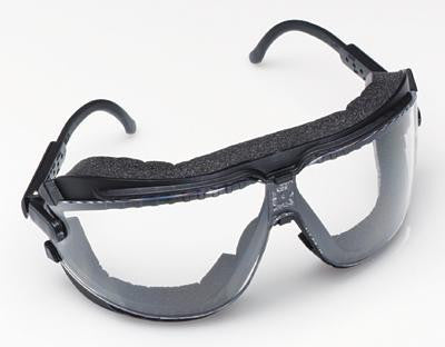 3M Medium Lexa Splash GoggleGear Dust And Impact Goggles With Black Adjustable Temple Foam Lined Frame, Clear DX Anti-Fog, Anti-Scratch Lens And Standard Bridge
