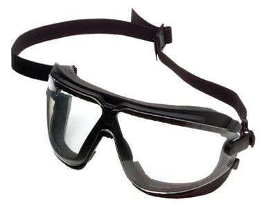 3M Large Lexa Splash GoggleGear Dust And Impact Goggles With Black Foam Lined Frame, Clear DX Anti-Fog, Anti-Scratch Lens, Elastic Band And Standard Bridge