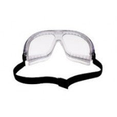 3M Medium Lexa Splash GoggleGear Chemical Splash Goggles With Clear Foam Lined Frame, Clear DX Coated Anti-Fog, Anti-Scratch Lens, Elastic Band And Standard Bridge