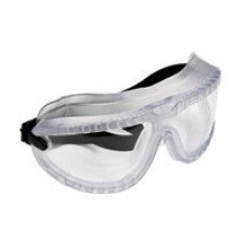 3M Large Lexa Splash GoggleGear Chemical Splash Goggles With Clear Foam Lined Frame, DX Anti-Fog, Anti-Scratch Lens, Elastic Band And Standard Bridge