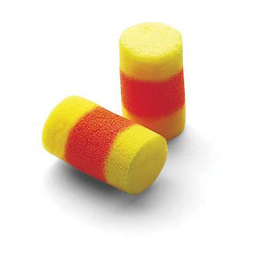 3M Single Use E-A-R Classic SuperFit 30 Cylinder Shaped PVC And Foam Uncorded Earplugs (1 Pair Per Pillow Pack, 200 Pair Per Box)