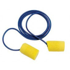 3M Single Use E-A-R Classic Small Cylinder Shaped PVC And Foam Corded Earplugs (1 Pair Per Poly Bag, 200 Pair Per Box)