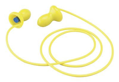 3M Multiple Use E-Z-Ins Foam Corded Earplugs (1 Pair Per Poly Bag, 100 Pair Per Box)