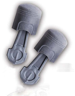 3M Multiple Use PistonZ Piston Shaped Metallic-Look Foam Uncorded Earplugs