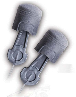 3M Multiple Use PistonZ Piston Shaped Metallic-Look Foam Corded Earplugs
