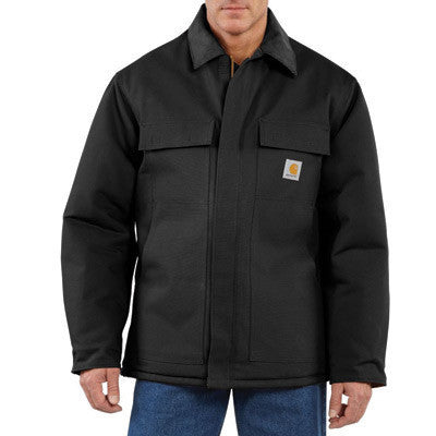 Carhartt Large Tall Black Arctic Quilt-Lined 12 Ounce Cotton Duck Traditional Coat