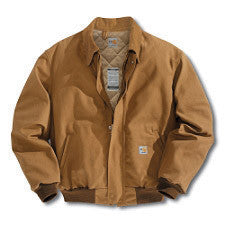 Carhartt Bomber Brown Large Tall Flame Resistant Jacket