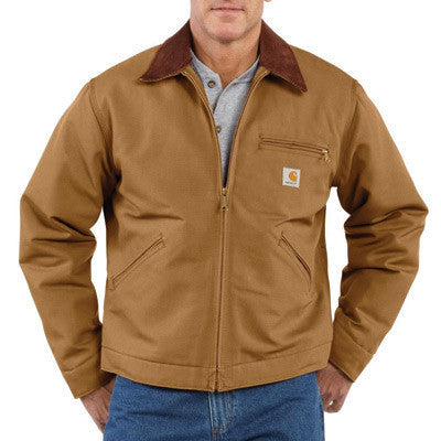 Carhartt 2X Regular Brown Blanket Lined 12 Ounce Cotton Duck Detroit Jacket