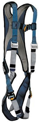 DBI/SALA Medium Blue/Silver Exofit Vest Style Harness With Back D-Ring And Quick Connect Buckles