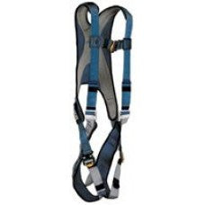 DBI/SALA Large Blue/Silver Exofit Vest Style Harness With Back D-Ring And Quick Connect Buckles