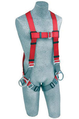 DBI/SALA Medium Large Protecta PRO Line Full Body Industrial Harness With Pass Thru Legs And Back And Side D-Rings