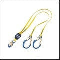 DBI/SALA 6' Double Leg EZ-STOP Modular Web Lanyard With Blue Snap Hook And Rebar Hook Ends